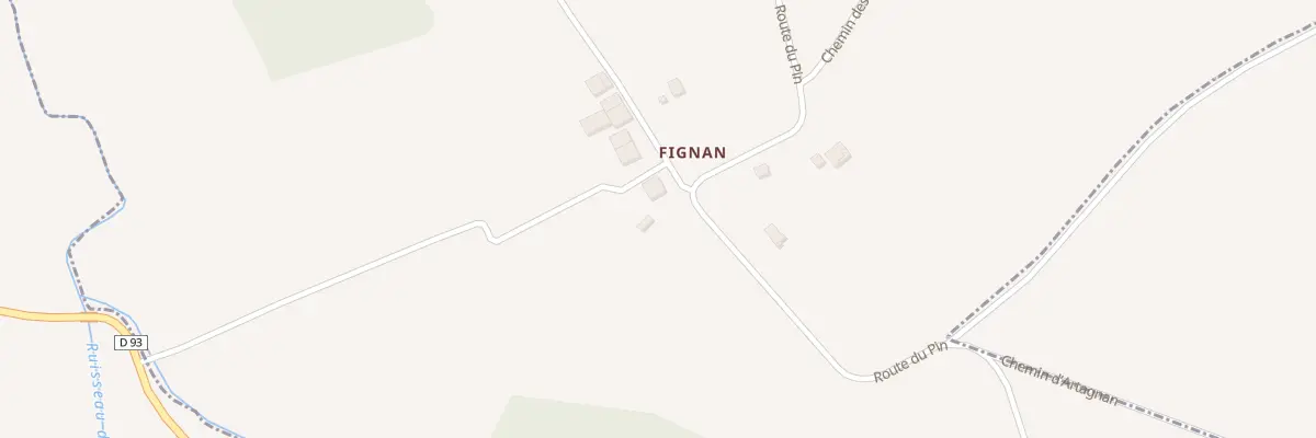 Plan du 1185 Rte du Pin à Caumont