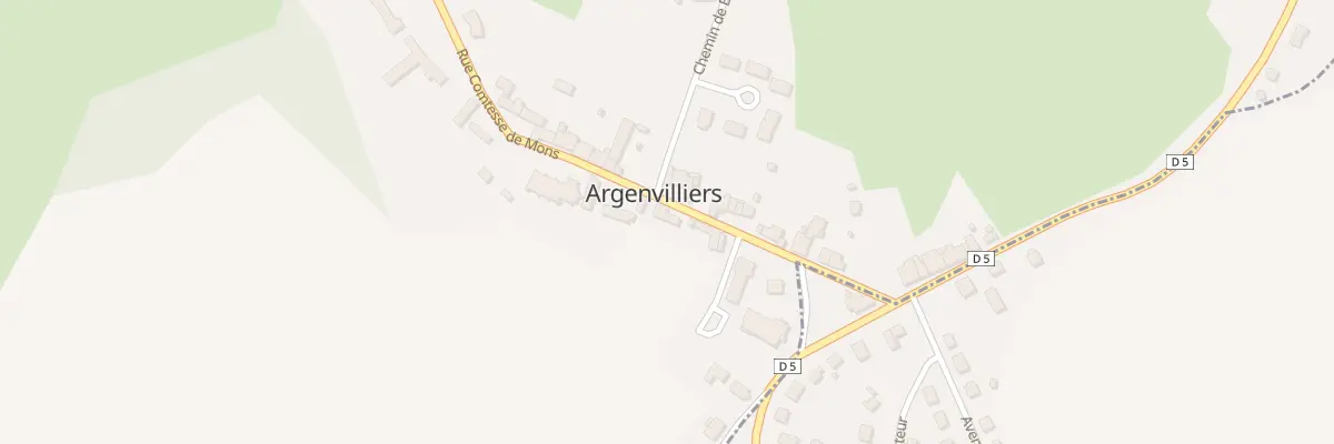 Plan du 6 Rue Comtesse de Mons à Argenvilliers