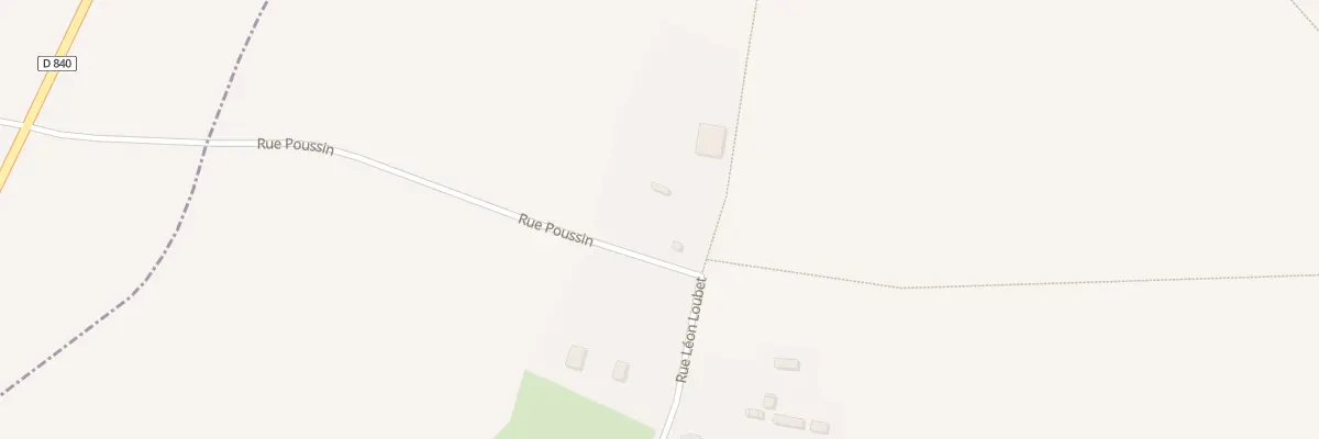 Plan du 1 Rue Poussin à Fouqueville