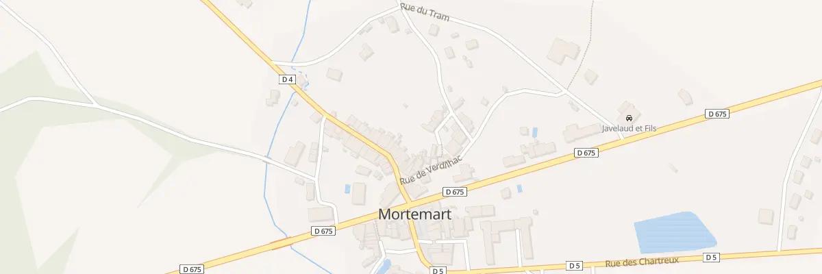 Plan du 14 Rue de l’Echauguette à Mortemart