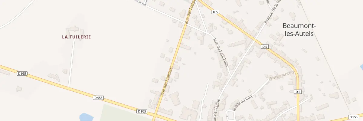 Plan du 12 Rue des Fraisiers à Beaumont-les-Autels
