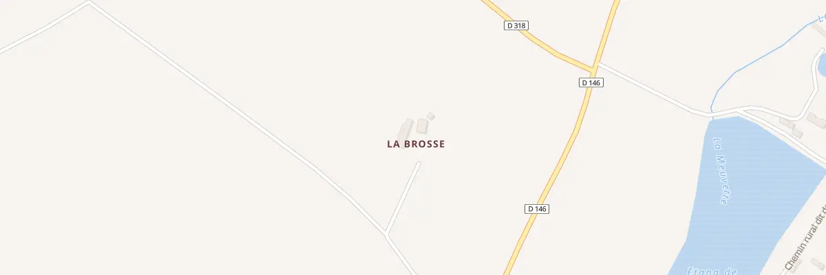 Plan du 1 La Brosse à La Puisaye