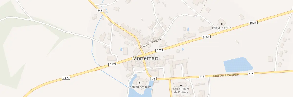 Plan du 2 Rue de l’Echauguette à Mortemart