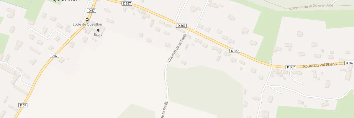 Plan du 3 Rte de la Forêt à Quevillon