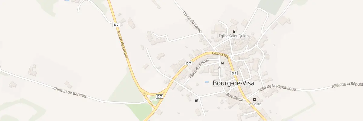 Plan du 22 Gr Grand Rue à Bourg-de-Visa