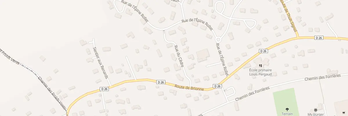 Plan du 3 Rue des Cèdres à Saint-Pierre-des-Fleurs