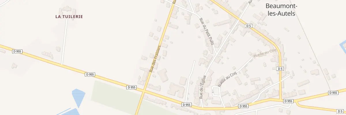Plan du 8 Rue des Fraisiers à Beaumont-les-Autels