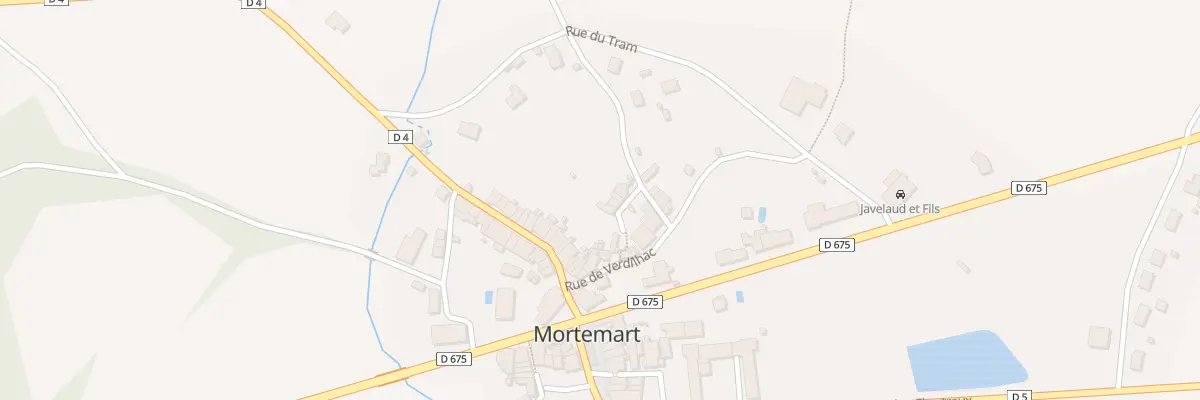 Plan du 15 Imp de l’Evécaud à Mortemart