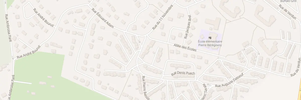 Plan du 7 Rue Auguste Detoeuf à Barentin