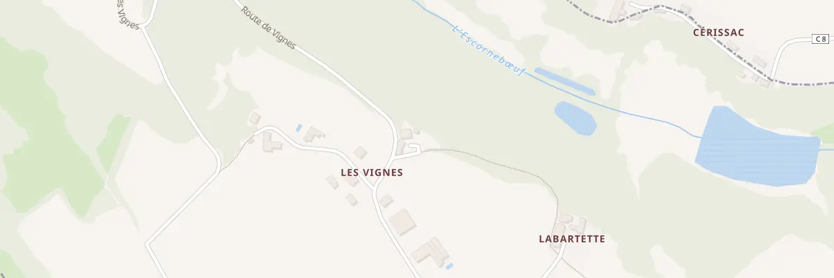 Plan du 5017 Vignes à Brassac