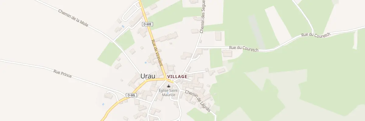 Plan du 3 Rue du Couretch à Urau