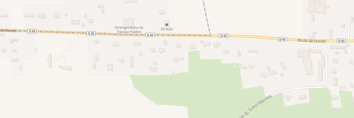 Plan du 1965 Rte de Duclair à Roumare