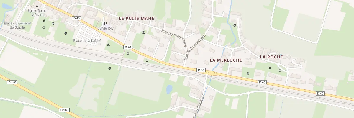 Plan du 102 Rue de Chenonceaux à Dierre