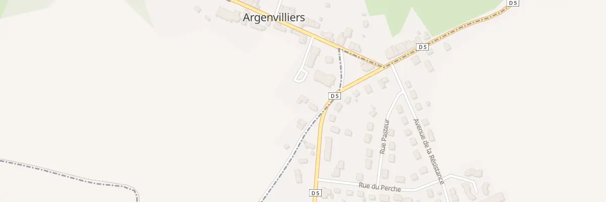 Plan du 5 Rue des Sablons à Argenvilliers