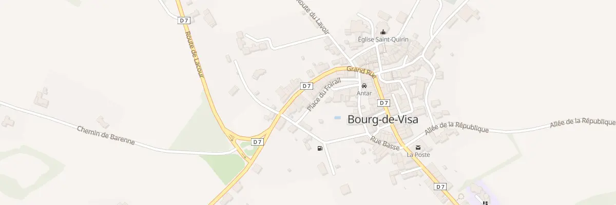 Plan du 5164 Pl du Foirail à Bourg-de-Visa