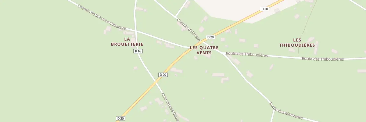 Plan du 10 Rte de Senonches à Manou