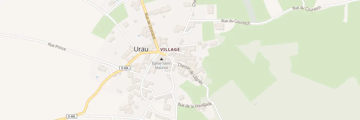 Plan du 40 Village à Urau