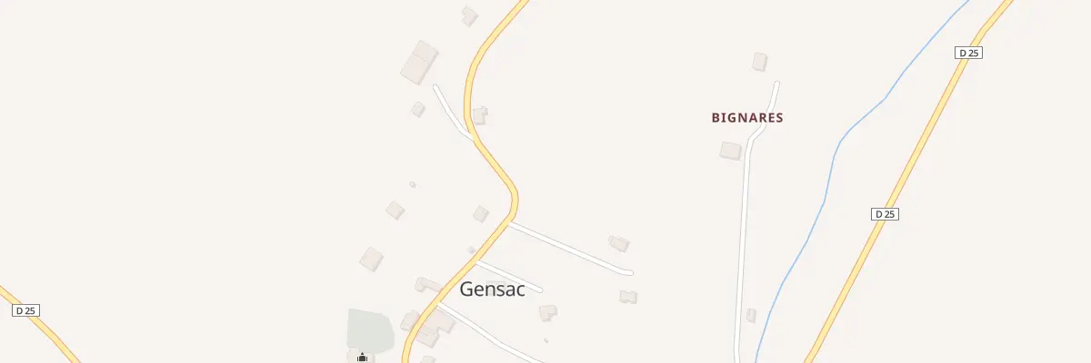 Plan du 5647 Bignares à Gensac