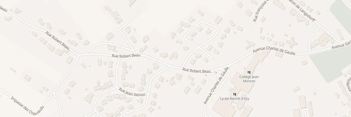 Plan du 160 Rue Robert Beau à Fumel