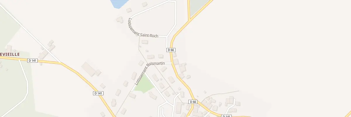 Plan du 28 Rue des Fontaines à Champsac