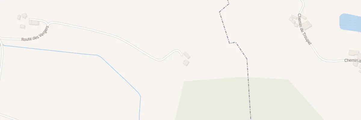 Plan du 2660 Rte des Vergers à Anthé