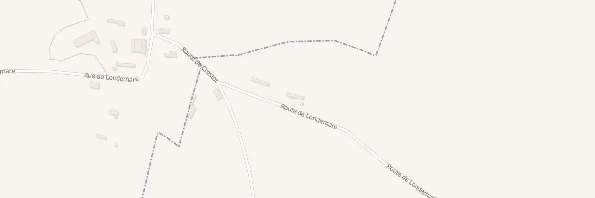 Plan du 14 Rte de Limare à Crestot