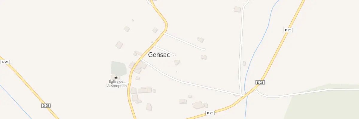 Plan du 5058 Bignares à Gensac