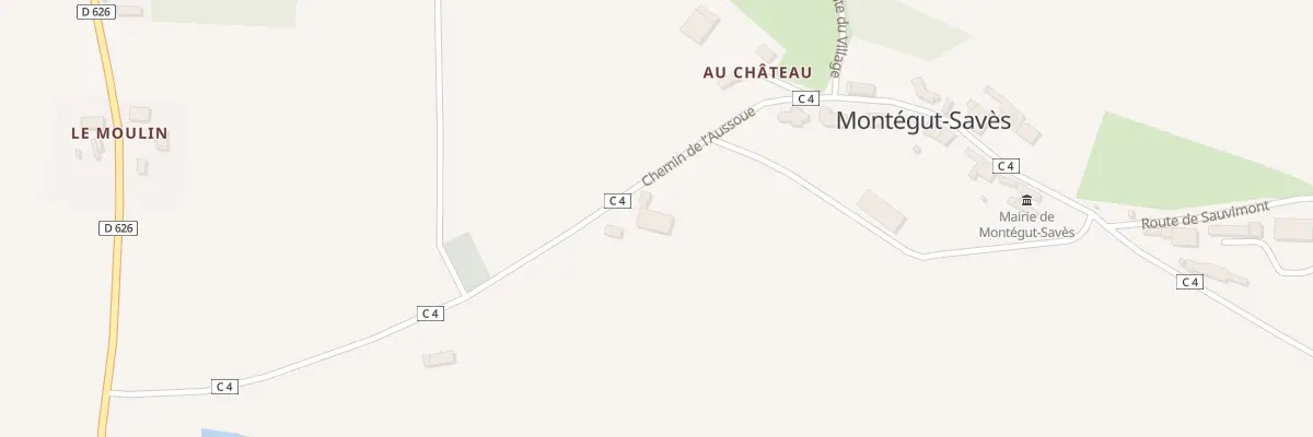 Plan du 111 Chem de l’Aussoue à Montégut-Savès