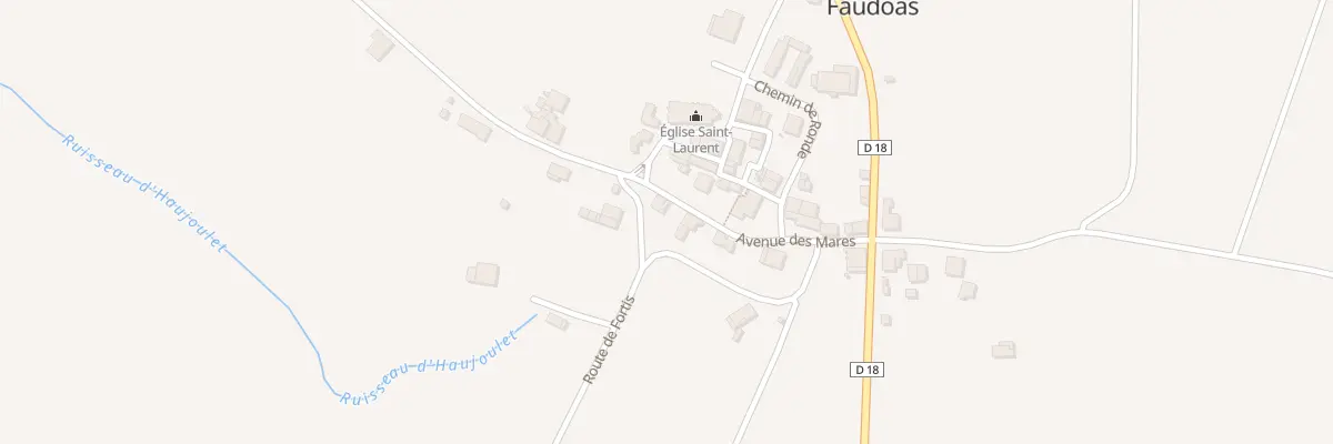 Plan du 5090 Village de Faudoas à Faudoas
