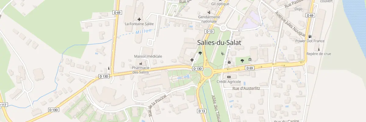 Plan du 56 Av de la Paix à Salies-du-Salat