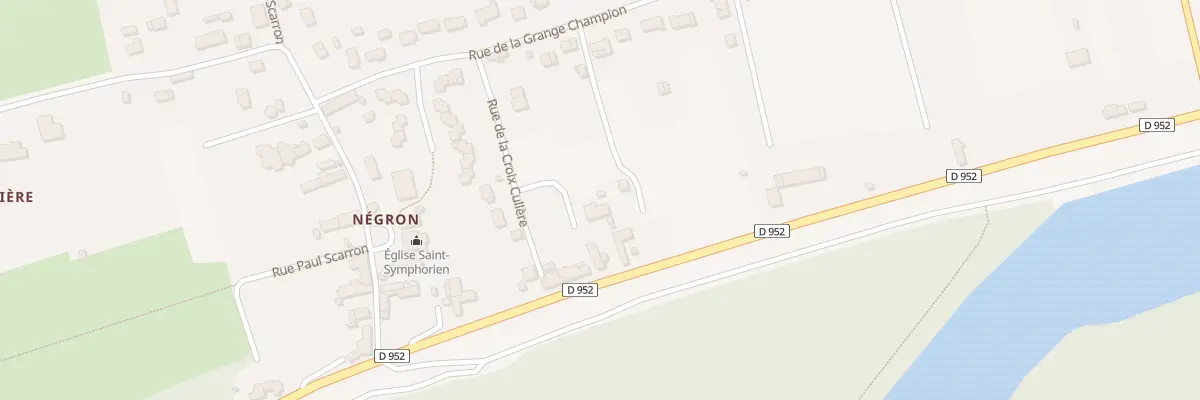 Plan du 13 Rue de la Grange Champion à Nazelles-Négron