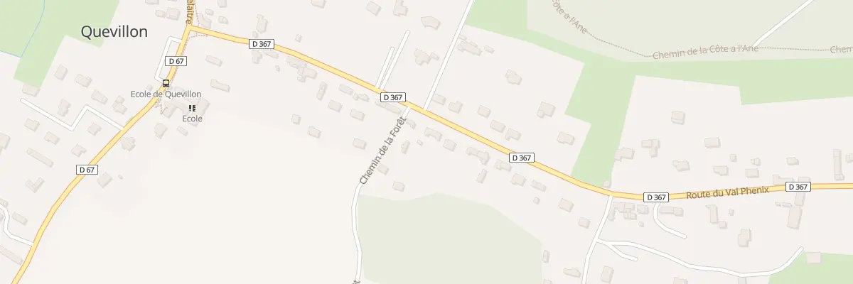 Plan du 22 Rue du Val Phénix à Quevillon
