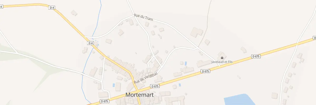 Plan du 8 Rue de l’Evécaud à Mortemart