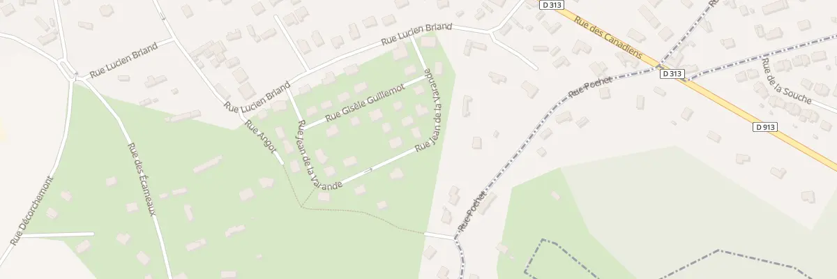 Plan du 223 Rue Jean de la Varende à Saint-Ouen-du-Tilleul