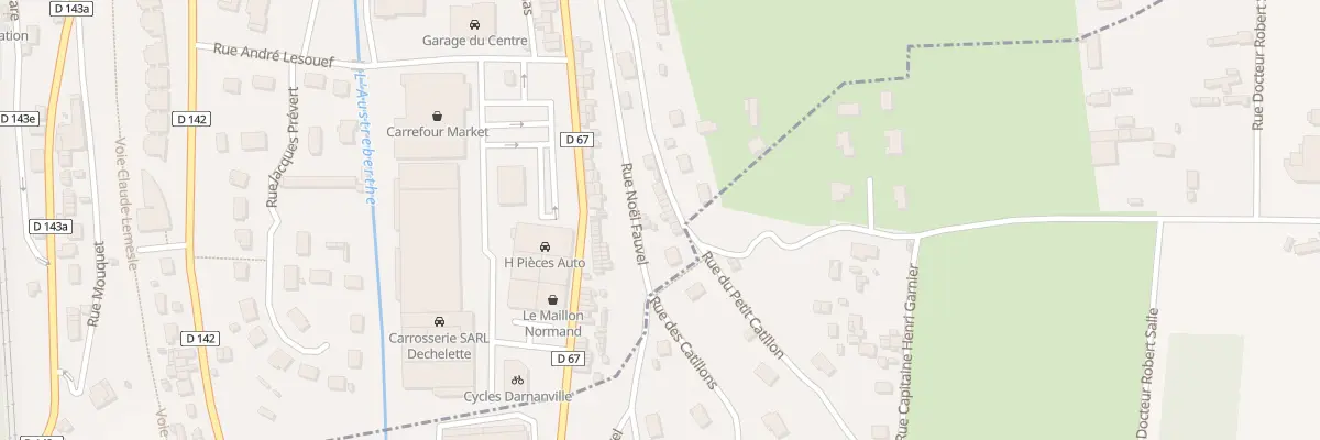 Plan du 30 Rue Noël Fauvel à Pavilly