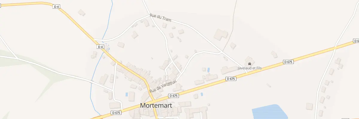 Plan du 6 Rue de l’Evécaud à Mortemart