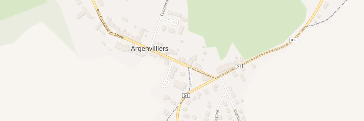Plan du 7 Rue Comtesse de Mons à Argenvilliers