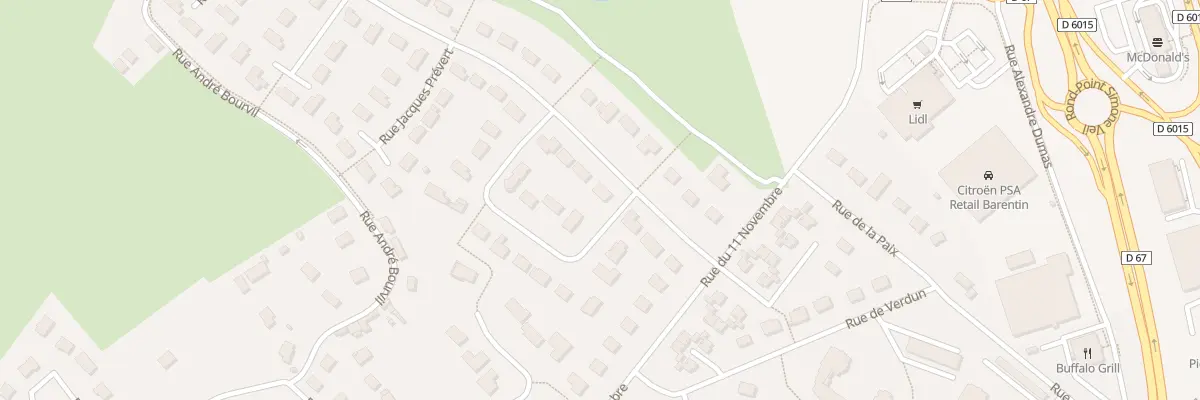Plan du 96 Rue Paul Verlaine à Barentin