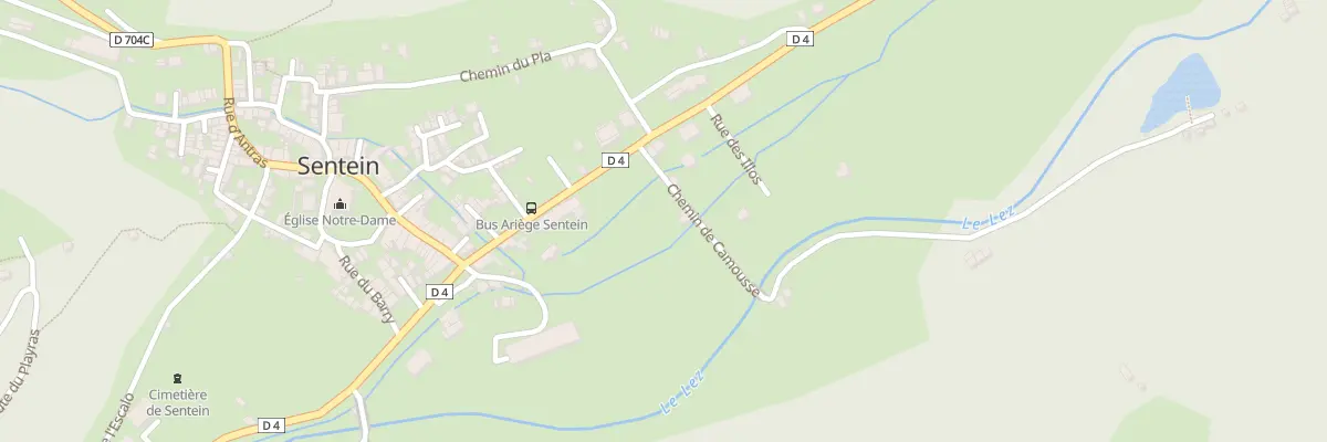 Plan du 5451 Camous à Sentein