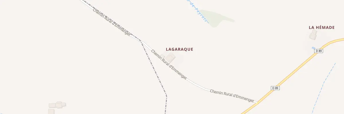 Plan du 118 Lagaraque et Empilate à Brignemont