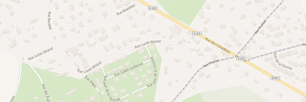 Plan du 159 Rue Lucien Briand à Saint-Ouen-du-Tilleul