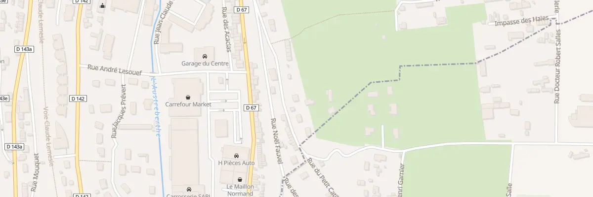 Plan du 43B Rue Noël Fauvel à Pavilly