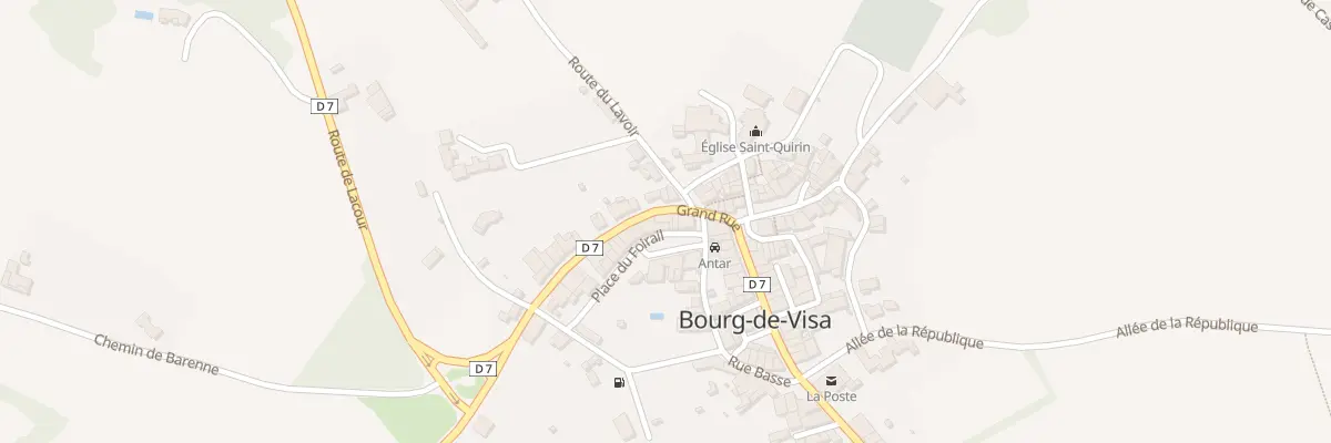 Plan du 5153 Pl du Foirail à Bourg-de-Visa