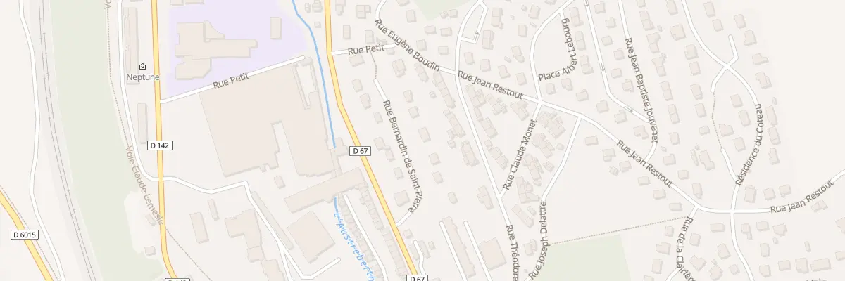 Plan du 7 Rue Bernardin de Saint-Pierre à Barentin