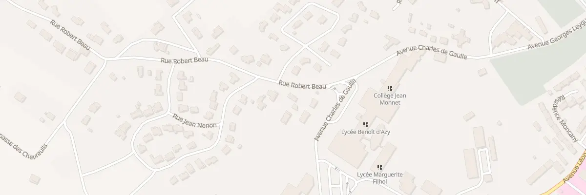Plan du 85 Rue Robert Beau à Fumel