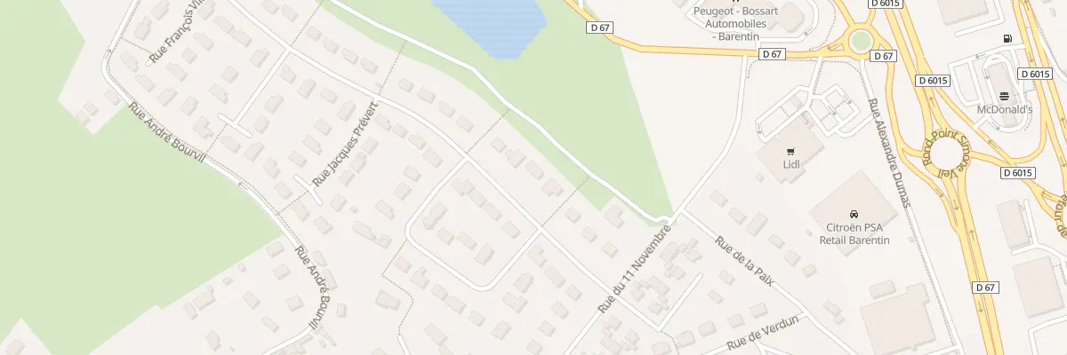 Plan du 119 Rue Paul Verlaine à Barentin