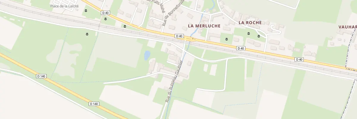 Plan du 7 Rue du Ruisseau Gauthier à Dierre