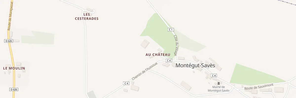 Plan du 21 Rue du Centre à Montégut-Savès
