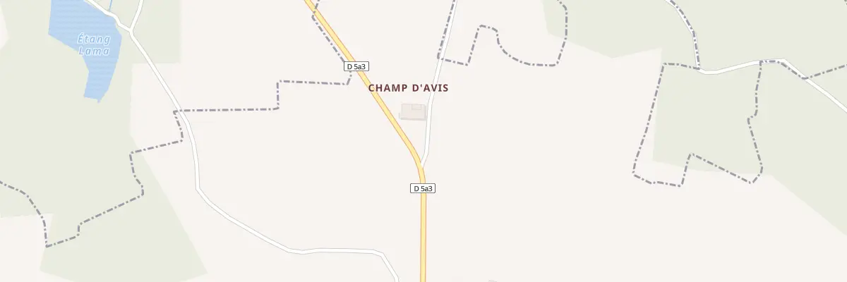 Plan du 5007 Champ d’Avis à Montrol-Sénard