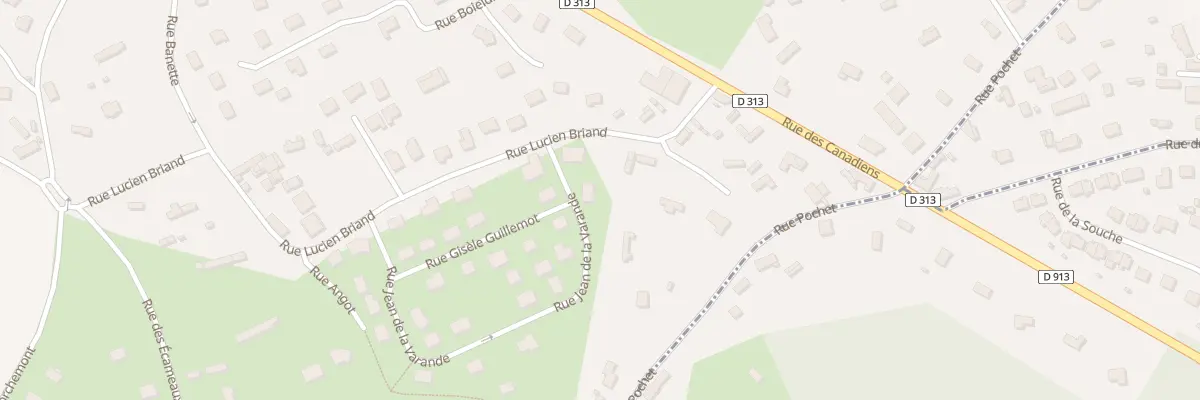 Plan du 45 Rue Jean de la Varende à Saint-Ouen-du-Tilleul